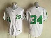 Washington Nationals #34 Bryce Harper White-Green 2016 Flexbase Collection Stitched Baseball Jersey,baseball caps,new era cap wholesale,wholesale hats
